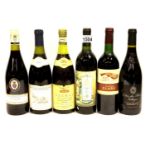 Six bottles of mixed French wine. P&P Group 3 (£25+VAT for the first lot and £5+VAT for subsequent