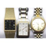 Three gents Rotary wristwatches. P&P Group 1 (£14+VAT for the first lot and £1+VAT for subsequent