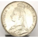 Victoria 1891 silver crown. P&P Group 1 (£14+VAT for the first lot and £1+VAT for subsequent lots)