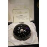 Boxed Caithness limited edition paperweight Illusion 809/100. P&P Group 1 (£14+VAT for the first lot