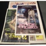 Six adult movie posters including Jean Collins The Bitch. P&P Group 2 (£18+VAT for the first lot and