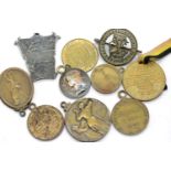Collection of early 20th century Belgian tokens and medallions. P&P Group 1 (£14+VAT for the first