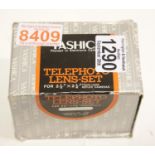 Yashica TLR telephoto lens set. P&P Group 2 (£18+VAT for the first lot and £3+VAT for subsequent