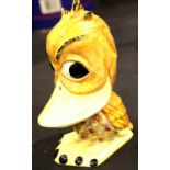 Lorna Bailey Quackers bird, H: 18 cm. P&P Group 2 (£18+VAT for the first lot and £3+VAT for