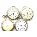 Four vintage pocket watches (not working at lotting.) P&P Group 1 (£14+VAT for the first lot and £