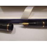 Boxed Waterman Paris blue fountain pen. P&P Group 1 (£14+VAT for the first lot and £1+VAT for