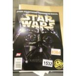 Star Wars 20th Anniversary magazine and four posters. P&P Group 2 (£18+VAT for the first lot and £