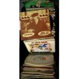 Approximately 150 60s/70s/80s singles including Bowie, Smiths, Queen etc. P&P Group 3 (£25+VAT for