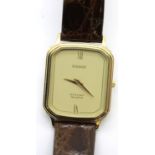 Boxed Tissot wristwatch on a leather strap, requires battery. P&P Group 1 (£14+VAT for the first lot