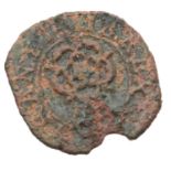 English Civil war Period - Charles 1st Rose Farthing. P&P Group 1 (£14+VAT for the first lot and £