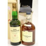 Boxed bottle of the Glenlivet 12 years old and Dalwhinnie 15 years old. P&P Group 2 (£18+VAT for the