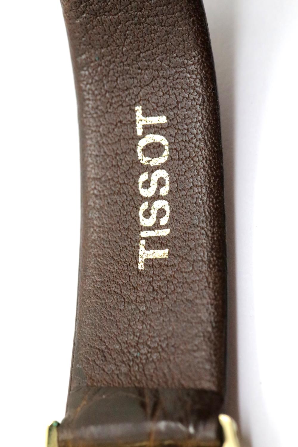 Boxed Tissot wristwatch on a leather strap, requires battery. P&P Group 1 (£14+VAT for the first lot - Image 4 of 4