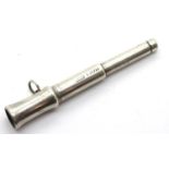 Hallmarked silver cigar piercer, 8g. P&P Group 1 (£14+VAT for the first lot and £1+VAT for