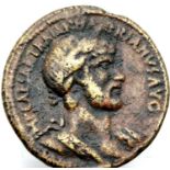 Roman Orichalcum AE1 Provincial coin of Emperor Hadrian - Brass Paduan type. P&P Group 1 (£14+VAT