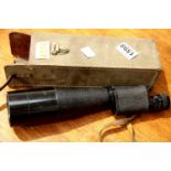 Lieberman and Gortz 35 x 60 monocular. P&P Group 2 (£18+VAT for the first lot and £3+VAT for