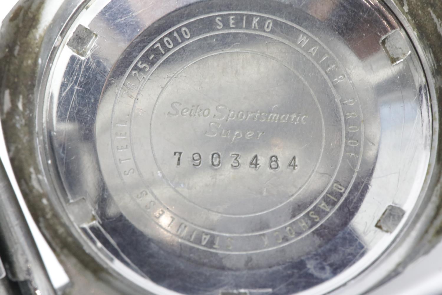 Seiko Sportsmatic Super automatic wristwatch. P&P Group 1 (£14+VAT for the first lot and £1+VAT - Image 5 of 5
