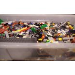 Quantity of Lego blocks, wheels etc. P&P Group 3 (£25+VAT for the first lot and £5+VAT for