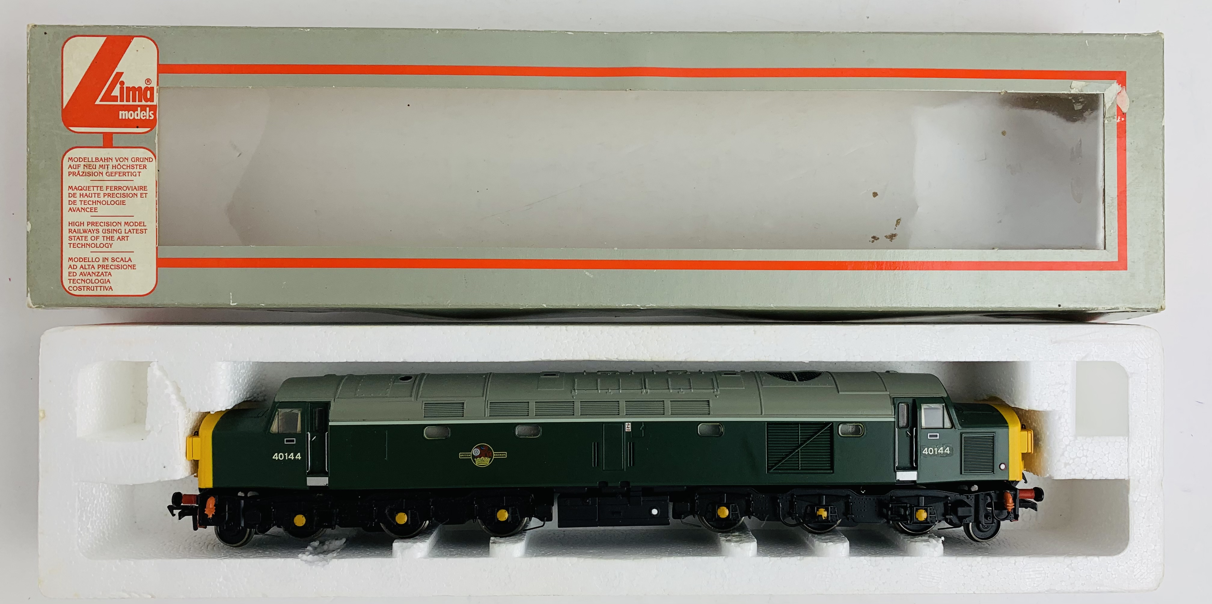 Lima OO BR Green Class 40144 - Boxed. P&P Group 2 (£18+VAT for the first lot and £3+VAT for