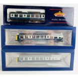 Bachmann OO 3x Car Blue/Grey DMU. P&P Group 2 (£18+VAT for the first lot and £3+VAT for subsequent