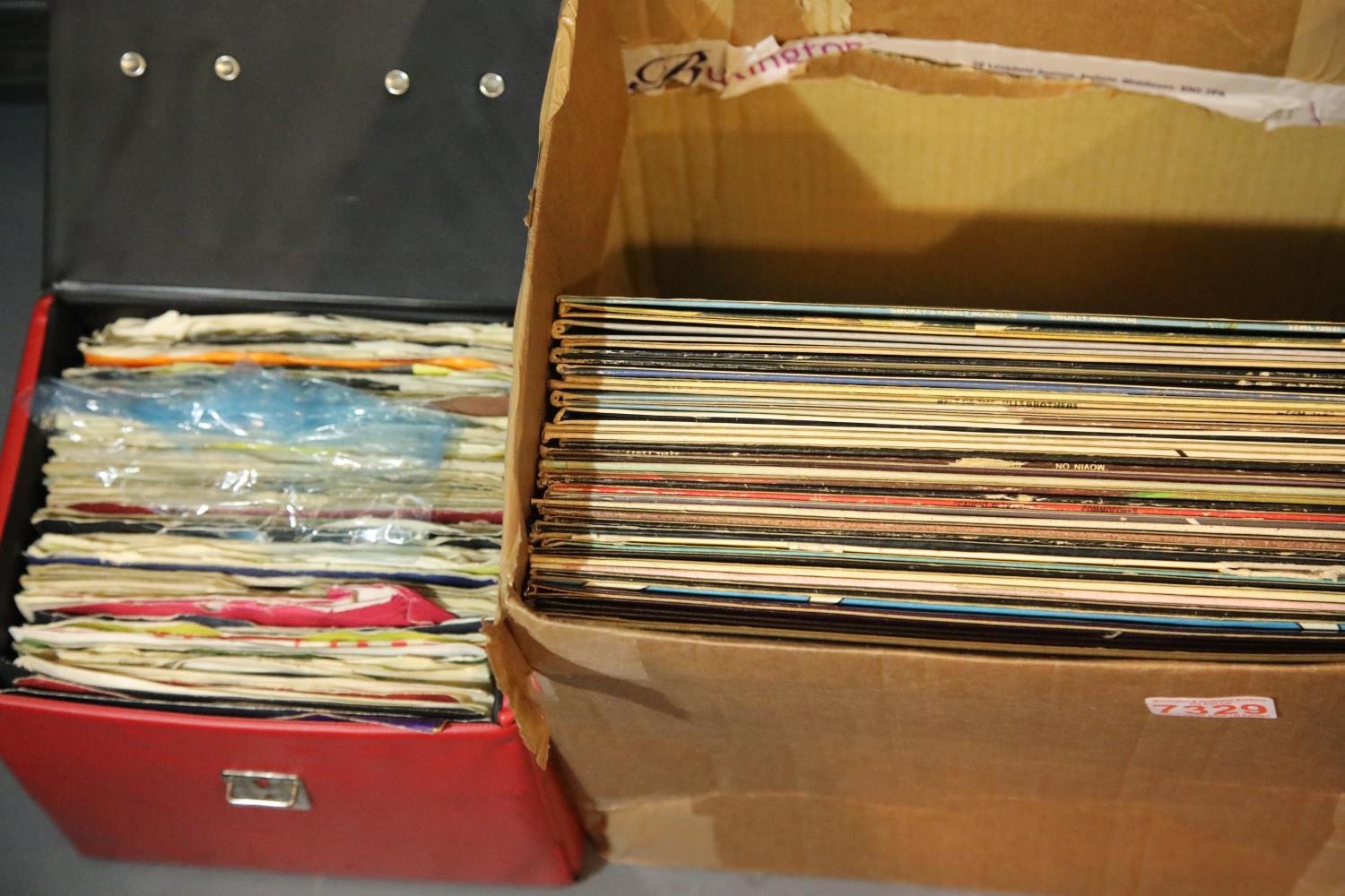 Quantity of mixed genre LPs and singles to include Tamla Motown, Soul, 1960s, 1970s. Not available