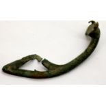 Large Roman bow brooch - Bronze age Circa 3rd Century. P&P Group 1 (£14+VAT for the first lot and £