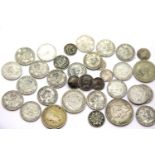Mixed UK pre 1947 coinage, 181g. P&P Group 1 (£14+VAT for the first lot and £1+VAT for subsequent