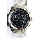 BMW M Sport gents steel cased wristwatch, quartz movement with date aperture and three subsidiary