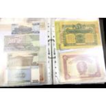 Folder of more than 300 mixed world banknotes. P&P Group 1 (£14+VAT for the first lot and £1+VAT for