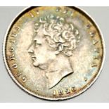 1826 - Silver Shilling of King George IV. P&P Group 1 (£14+VAT for the first lot and £1+VAT for