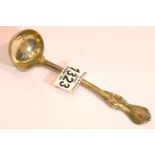Victorian Scottish hallmarked silver ladle, Glasgow assay 1854, 66g. P&P Group 1 (£14+VAT for the