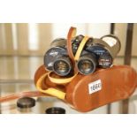 Swift Audubon 8.5 x 44 model 804 leather cased binoculars. P&P Group 2 (£18+VAT for the first lot