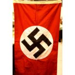 German/WWII type Swastika flag marked Munchen Sturmabteilung or S.A size 85 x 150 cm. P&P Group