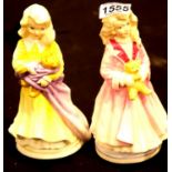 Two Royal Doulton figurines, Faith and Charity . P&P Group 3 (£25+VAT for the first lot and £5+VAT