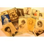 Collection of Victorian/Edwardian postcards, some signed Picturegoer. P&P Group 1 (£14+VAT for the