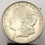 1921 USA Silver Morgan Dollar - Philadelphia mint. P&P Group 1 (£14+VAT for the first lot and £1+VAT