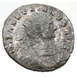 Roman Bronze of AE2/3 - Maxentius Radiate crown with Concordia reverse. P&P Group 1 (£14+VAT for the