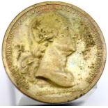 George Washington Medallion - USA - Hostibus Primo Fugatis. P&P Group 1 (£14+VAT for the first lot