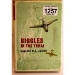 Biggles in the Terai by Captain W E Johns, first edition ex Libris. P&P Group 1 (£14+VAT for the