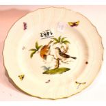 Hungarian Herend Rothschild birds plate, D: 24 cm. P&P Group 2 (£18+VAT for the first lot and £3+VAT