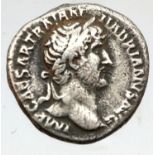 Hadrian - Roman Empire Silver Denarius. P&P Group 1 (£14+VAT for the first lot and £1+VAT for