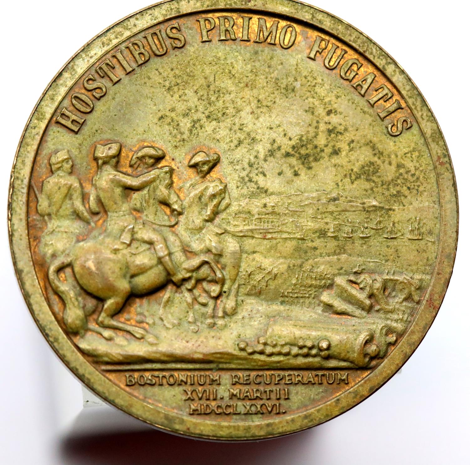 George Washington Medallion - USA - Hostibus Primo Fugatis. P&P Group 1 (£14+VAT for the first lot - Image 2 of 2