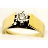 9ct gold dress ring size M/N, 1.4g. P&P Group 1 (£14+VAT for the first lot and £1+VAT for subsequent