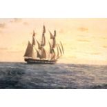 After John Chancellor, a framed limited edition print Margaret of Torquay 351/425, 50 x 37 cm. Not