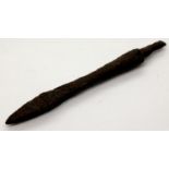 English medieval iron crossbow bolt - short range used against enemy infantry. P&P Group 1 (£14+