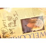 Framed page of At Home with Charlie Dimmock magazine, signed and dedicated. Not available for in-
