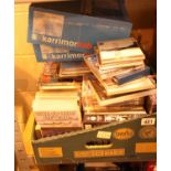 Box of mixed DVDs and CDs, mixed types and genres. Not available for in-house P&P.