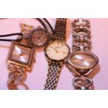 Four ladies fashion wristwatches including Rotary. P&P Group 1 (£14+VAT for the first lot and £1+VAT