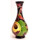 Moorcroft Queens Choice vase, H: 17 cm. P&P Group 2 (£18+VAT for the first lot and £3+VAT for