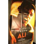 Will Smith in Ali, large cinema film poster, 160 x 120 cm. P&P Group 1 (£14+VAT for the first lot