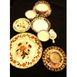 Collection of assorted Royal Crown Derby ceramics including Imari 2451, Derby Posies etc. P&P